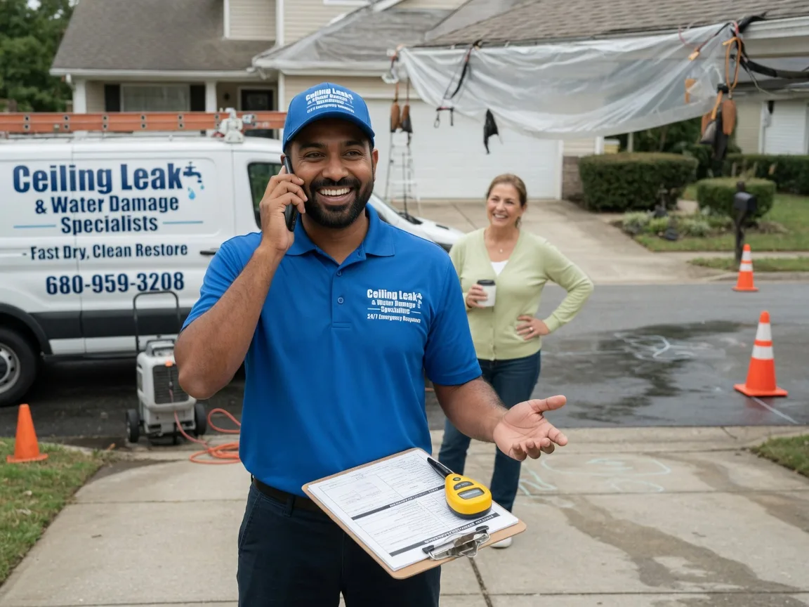 Ceiling Leak Cleanup Worcester, PA FAQs